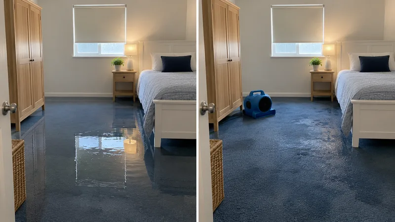 Conceptual before and after bulk water extraction near Brookglen Park