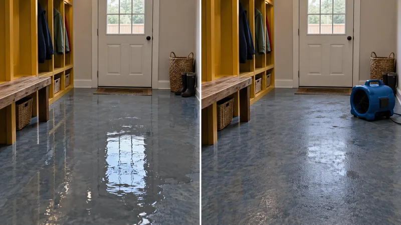 Conceptual before and after bulk water extraction near Lomax