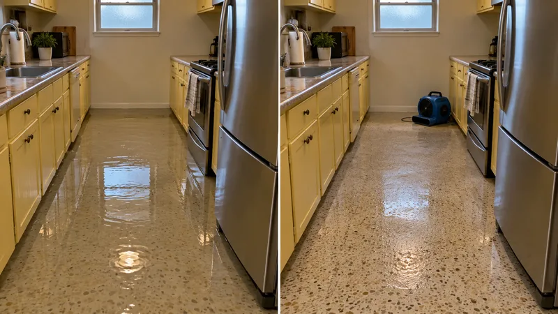 Conceptual before and after bulk water extraction near Pecan Park
